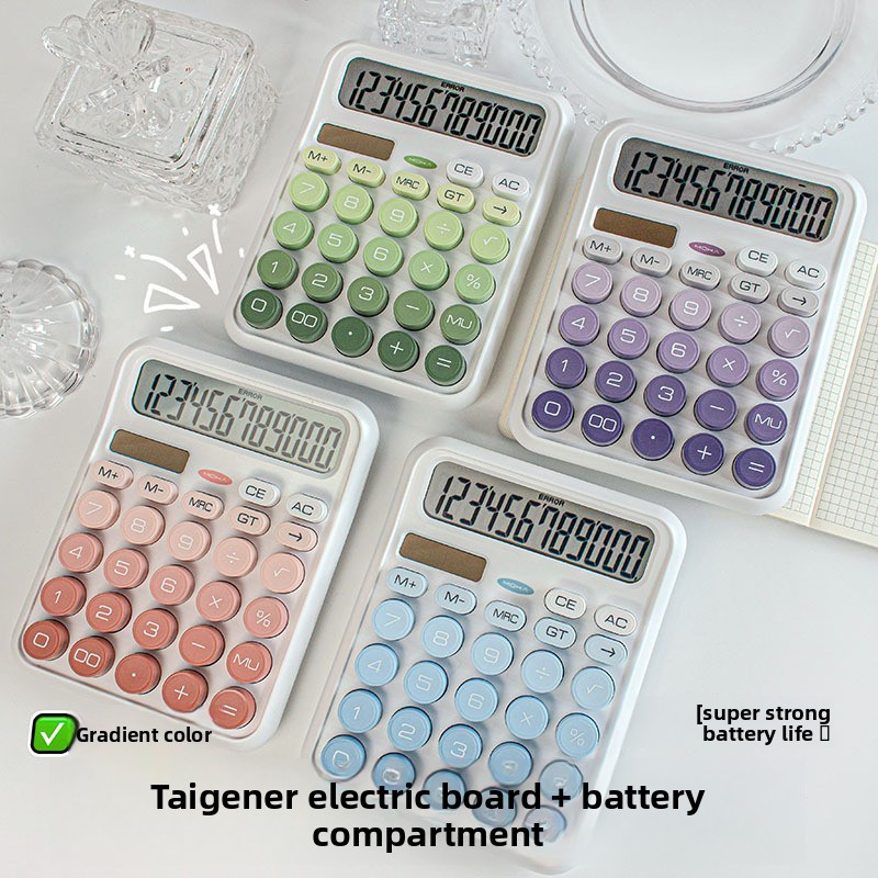 Renewable Energy House - High Aesthetic Solar Calculator Gradient Color