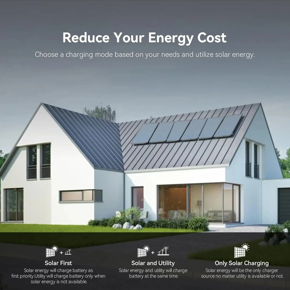 PowMr 48V 12kW 220V Parallel I - Flexible Solar Panel review and price