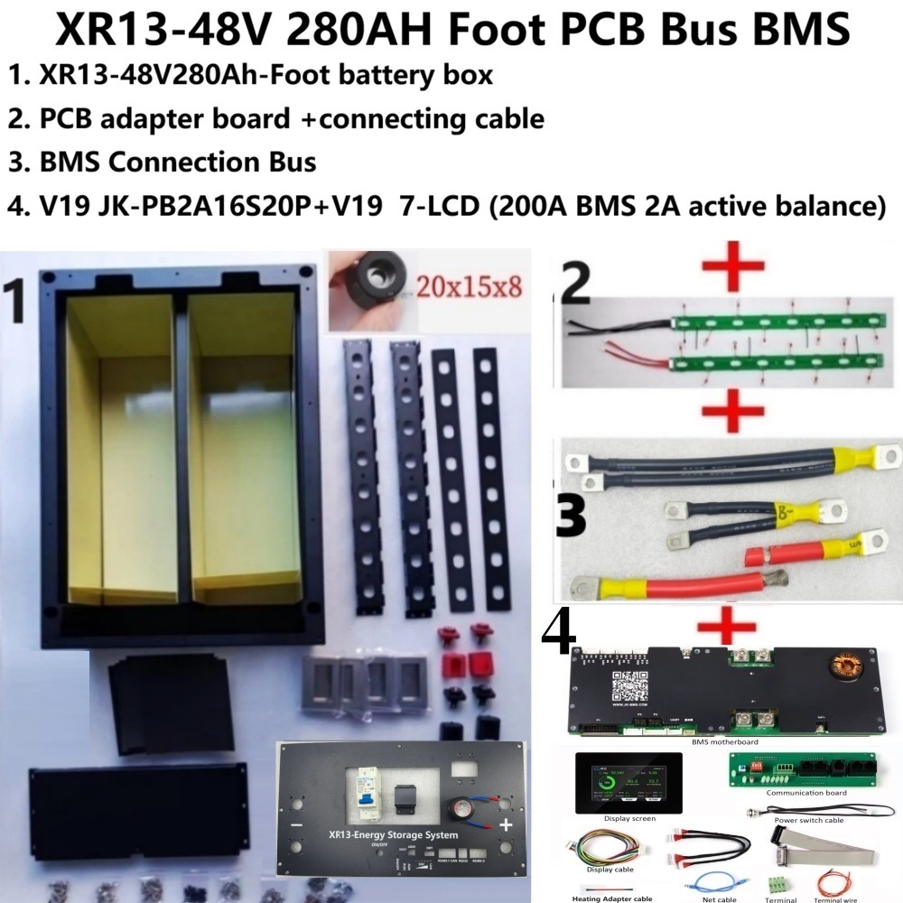 XR13 16S 51.2V  7 inch LCD JK  - Renewable Energy House review and price