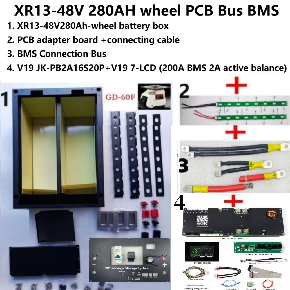 XR13 16S 51.2V  7 inch LCD JK  - Renewable Energy House review and price