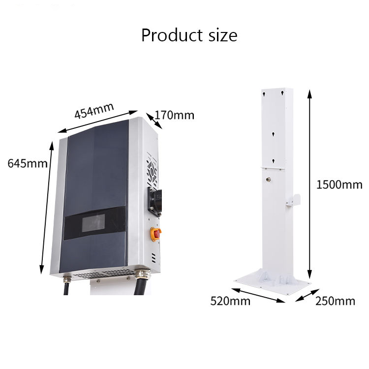 New 3 Phase 64A 40KW Smart DC  - Ev Charger Wallbox review and price