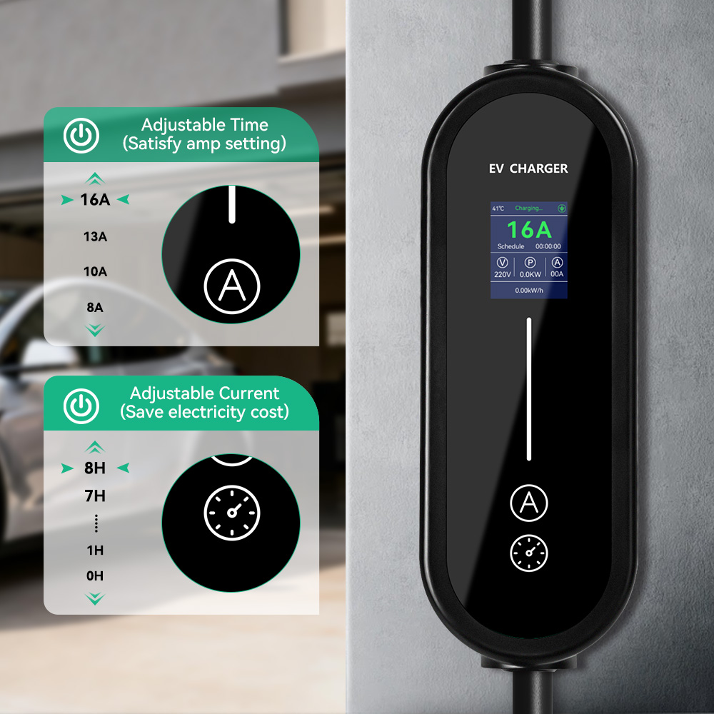 JDMEX 3.5KW Portable EV Charge - Ev Charger Wallbox review and price