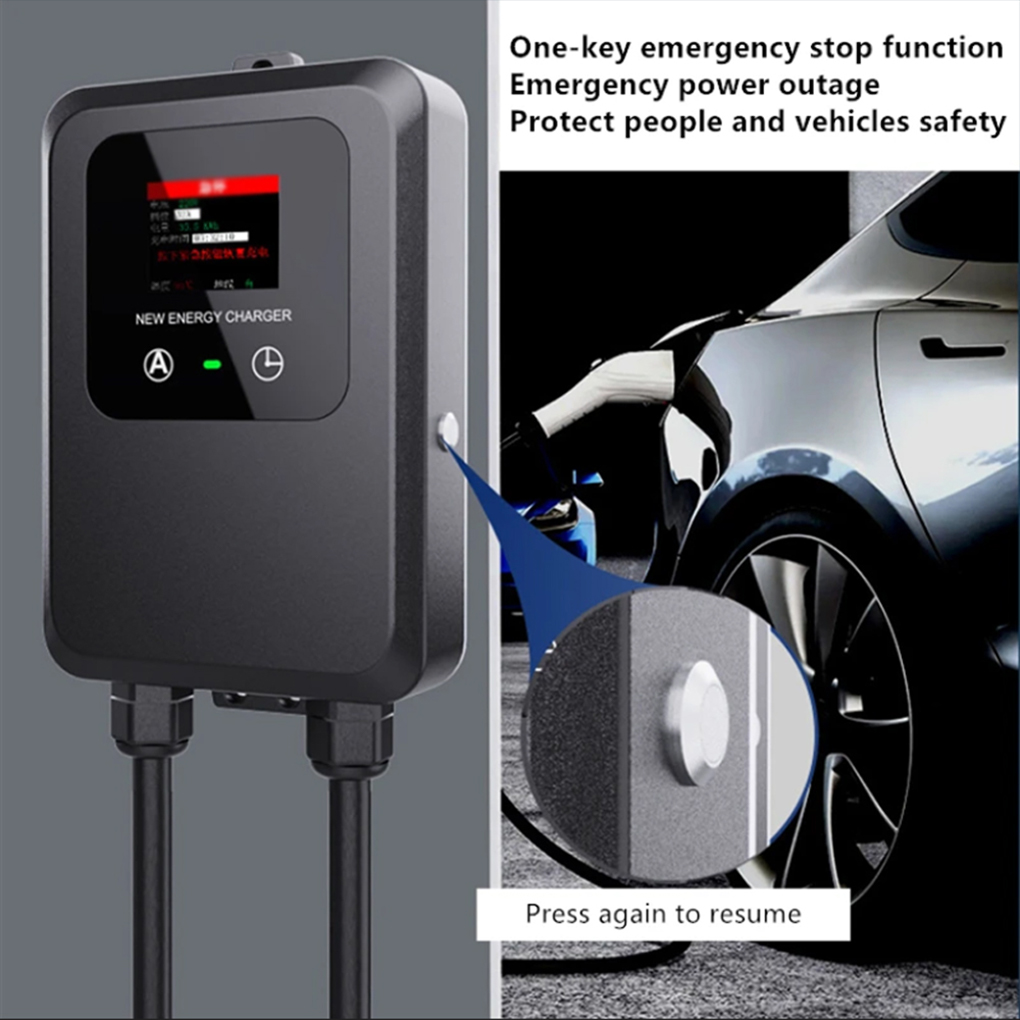 EV Charger 32A-24A-16A-8A 7KW  - Ev Charger Wallbox review and price