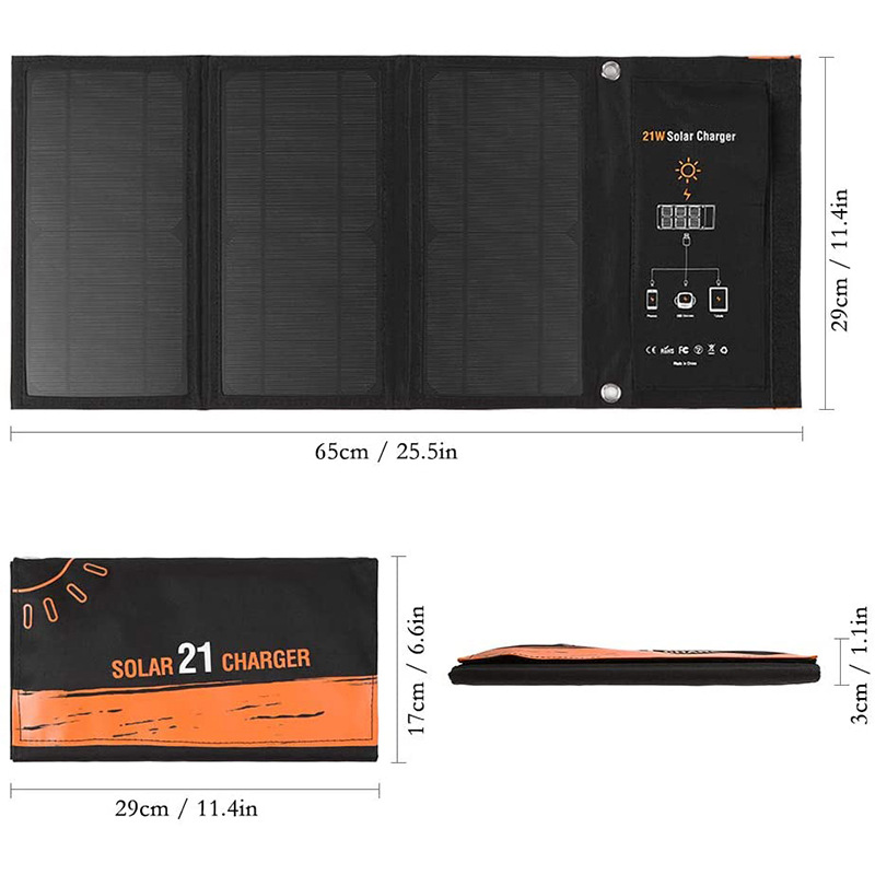 21W Solar Panel Folding Chargi - Folding Solar Panel review and price