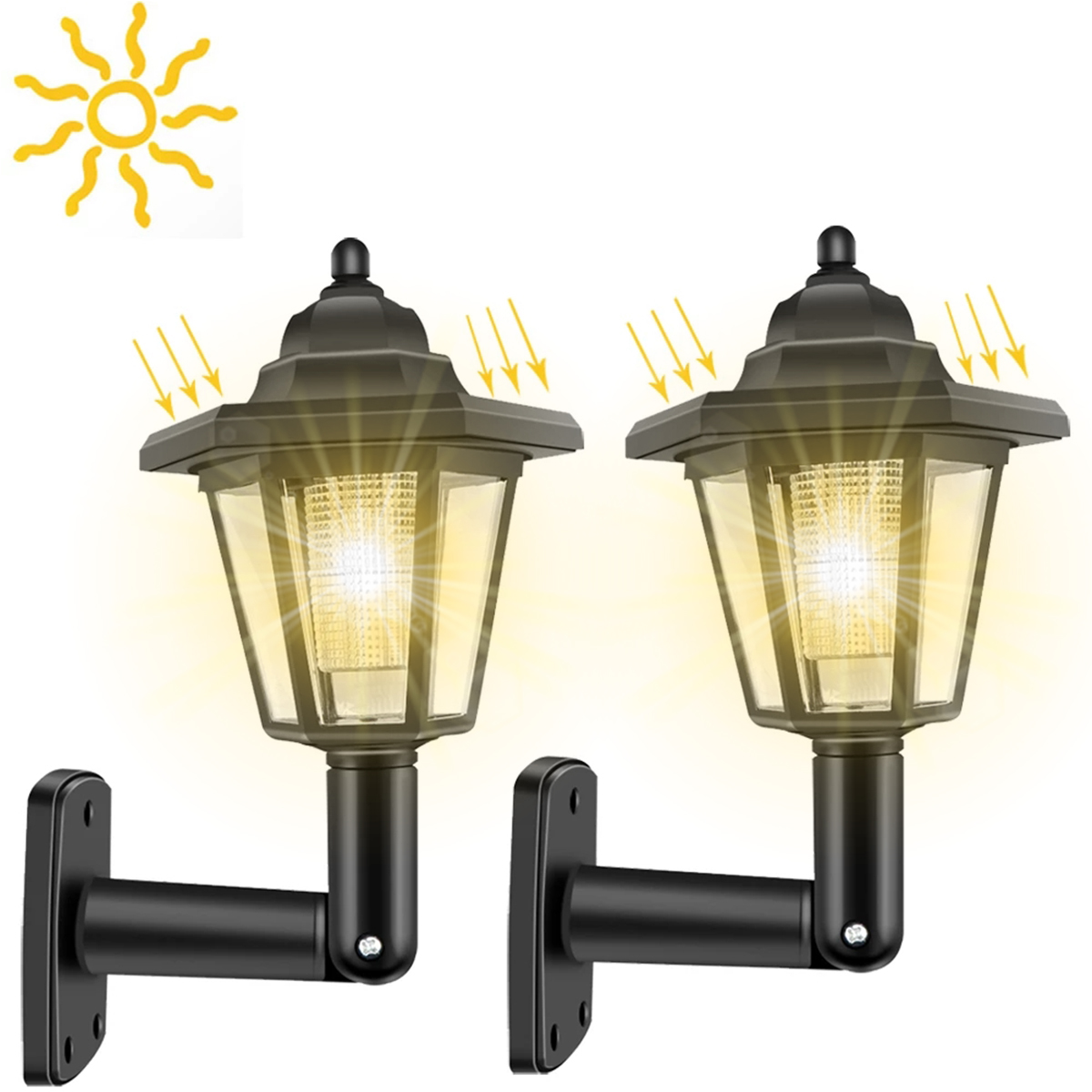 2Pcs Solar Outdoor Light Garde - Renewable Energy House review and price