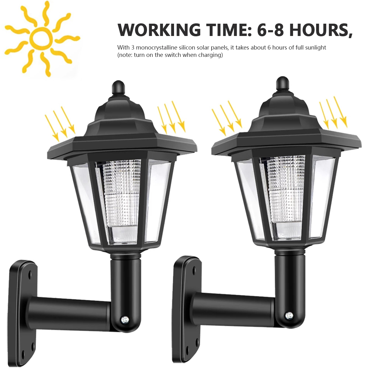 2Pcs Solar Outdoor Light Garde - Renewable Energy House review and price