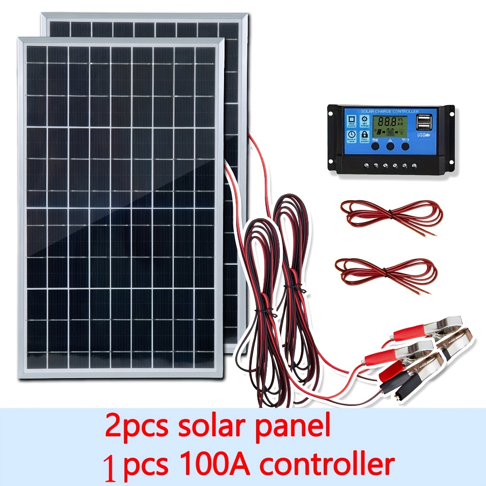 12V Solar Panel Kit 1pc/2pcs W - Solar Pump Controller review and price