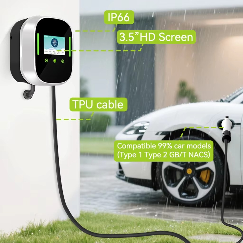 Smart EV Charger Wallbox 22kW  - Ev Charger Wallbox review and price