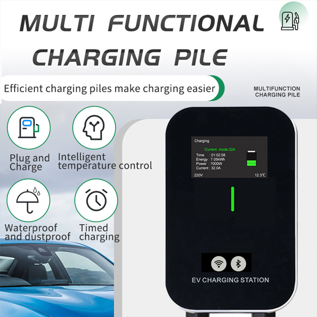 TYPE-2 Wallbox EV Charger 7KW  - Ev Charger Wallbox review and price