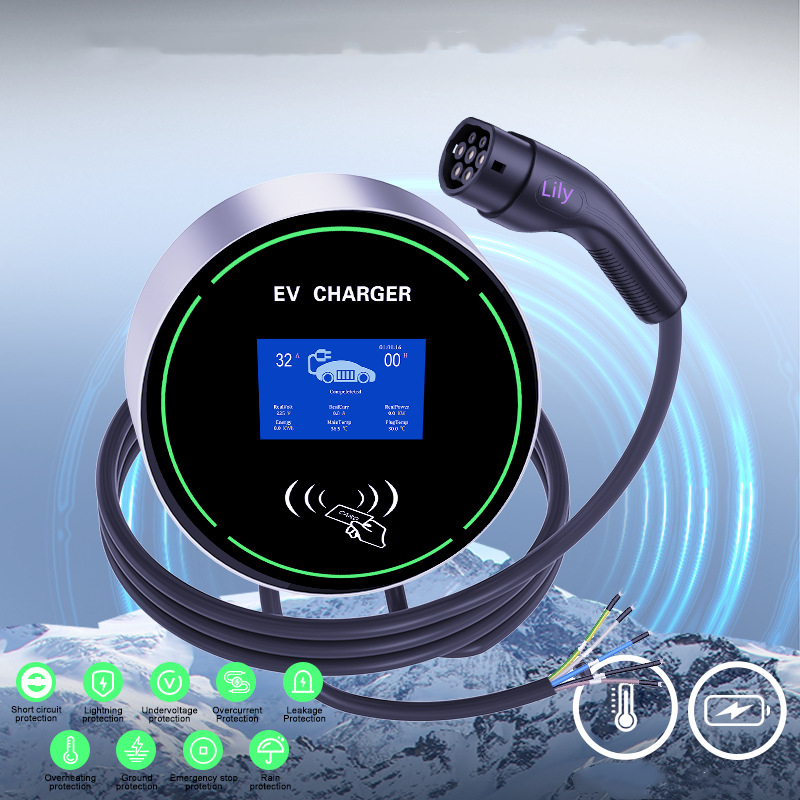 2026 Lily Home Ev Charger 32A  - Ev Charger Wallbox review and price
