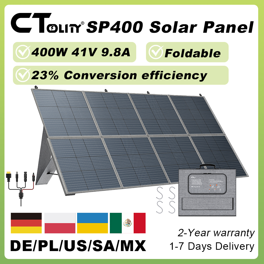 CTOLITY 400W Foldable Solar Pa - Folding Solar Panel review and price